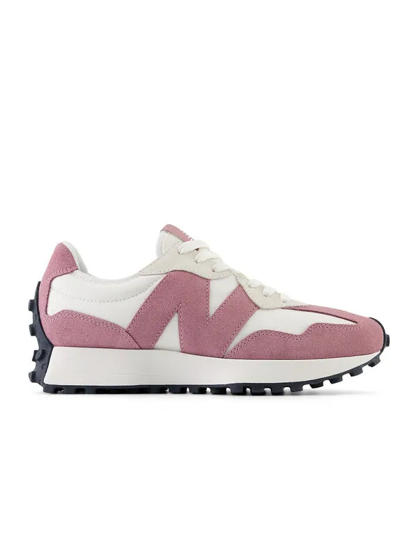 Кроссовки 327 New Balance — изображение 3 из 4, белый/розовый