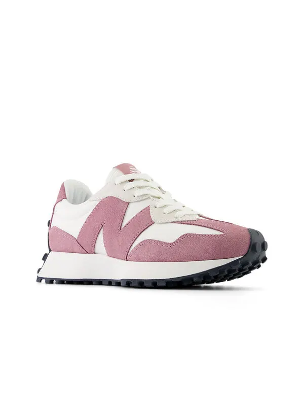 Кроссовки 327 New Balance — изображение 4 из 4, белый/розовый