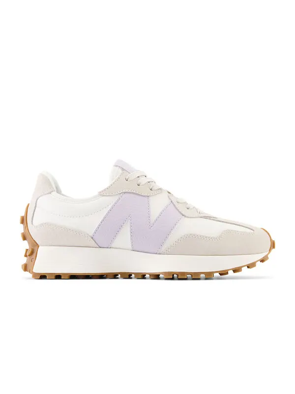 Кроссовки 327 New Balance — изображение 2 из 4, белый//коричневый