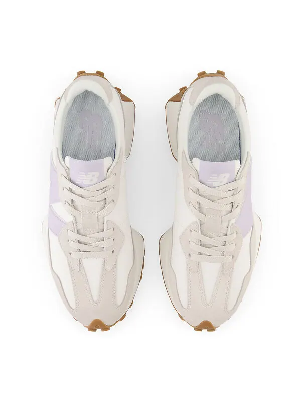 Кроссовки 327 New Balance — изображение 3 из 4, белый//коричневый