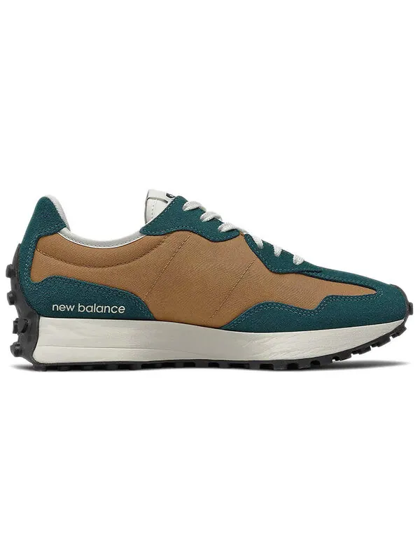Кроссовки 327 New Balance — изображение 2 из 4, коричневый/зеленый