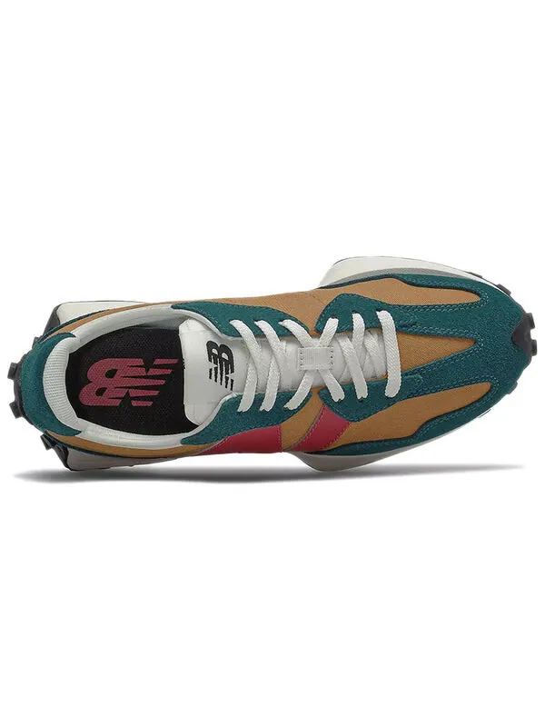Кроссовки 327 New Balance — изображение 4 из 4, коричневый/зеленый