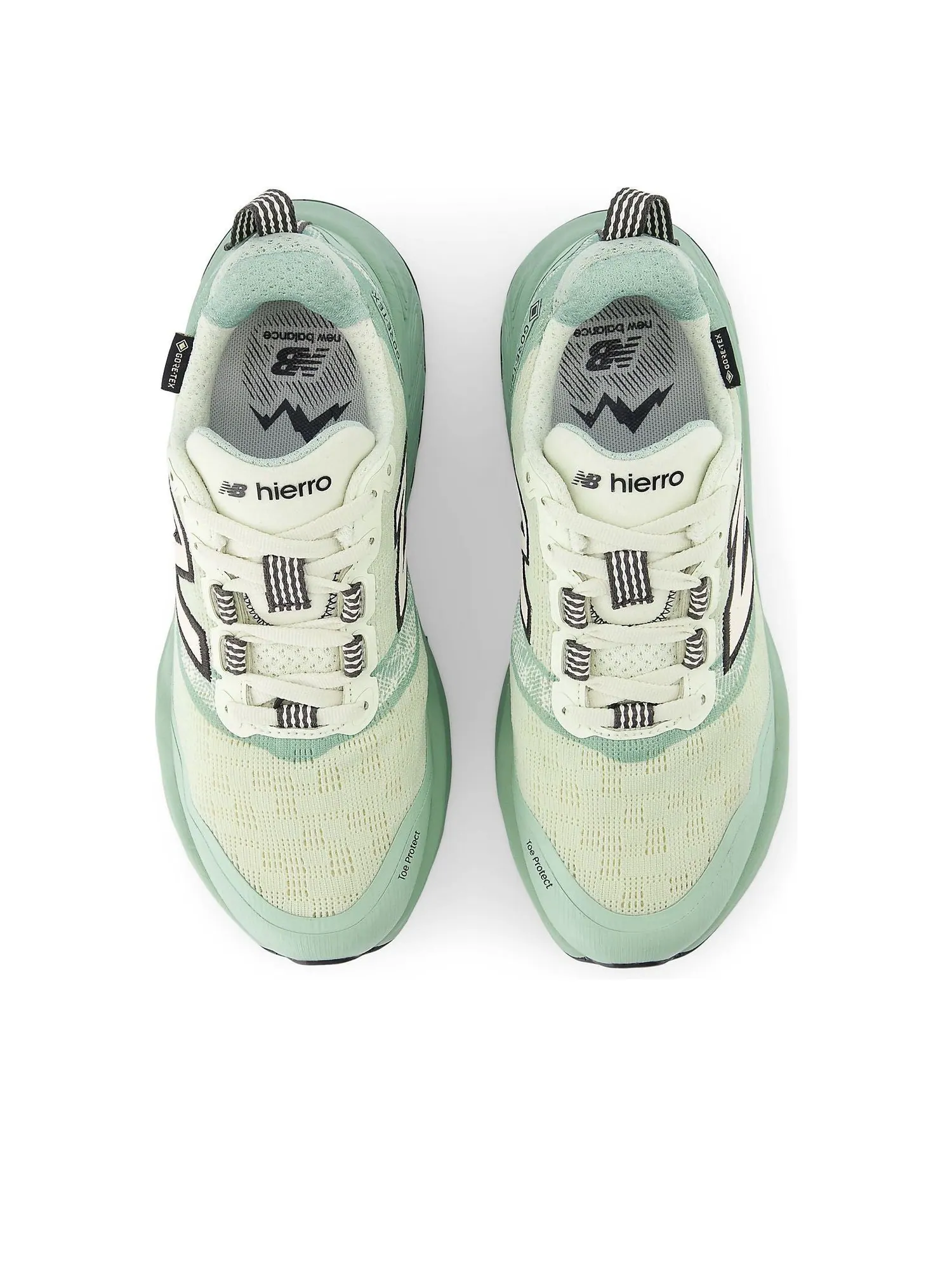 Кроссовки (WMNS) New Balance Fresh Foam X Hierro v9 GORE-TEX 'Mineral Permafrost Mosaic Green' — изображение 3 из 6, зеленый