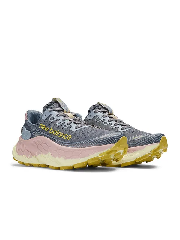 Кроссовки fresh foam x more trail v3 New Balance — изображение 3 из 4, серый/розовый