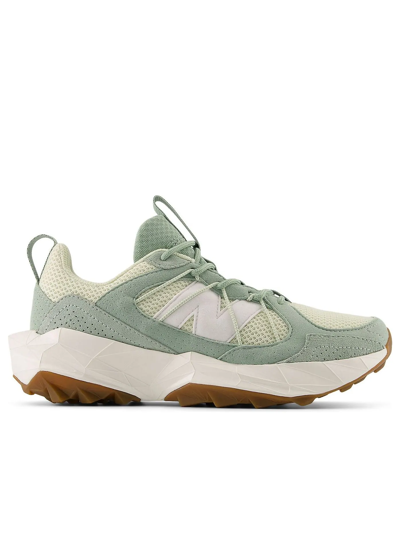 (WMNS) New Balance Tektrel 'Mosaic Green' — изображение 2 из 5, зеленый//белый