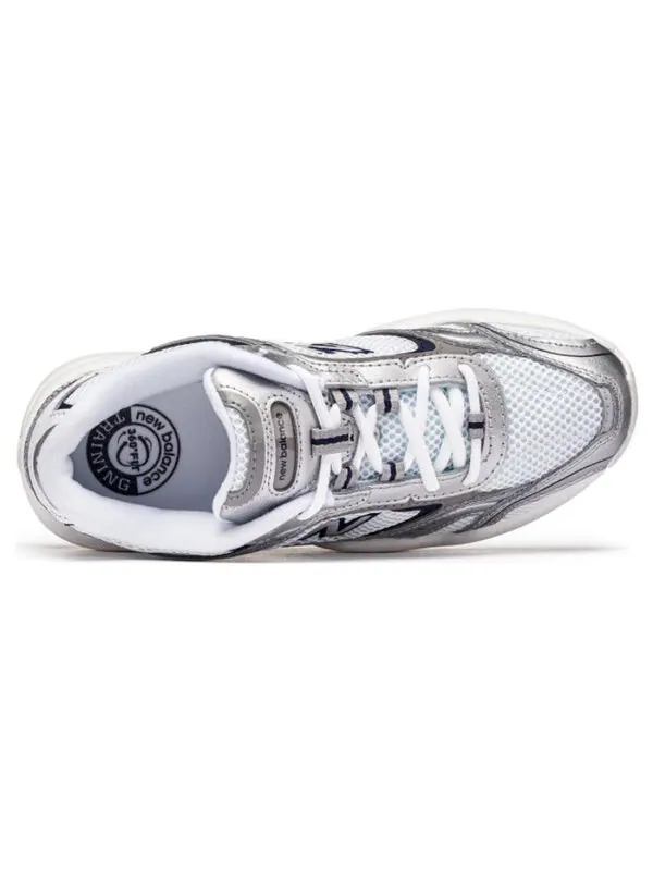 Кроссовки (WMNS) New Balance NB 452 Sneakers 'White Silver Black' — изображение 3 из 4, белый/серебристый/черный