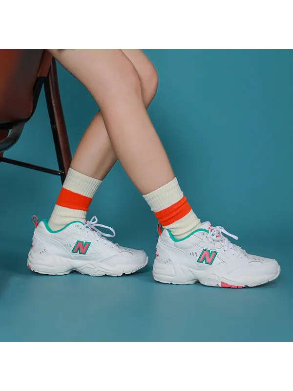 Кроссовки 608 серии New Balance — изображение 3 из 4, белый/зеленый