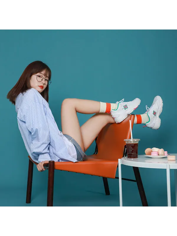 Кроссовки 608 серии New Balance — изображение 4 из 4, белый/зеленый