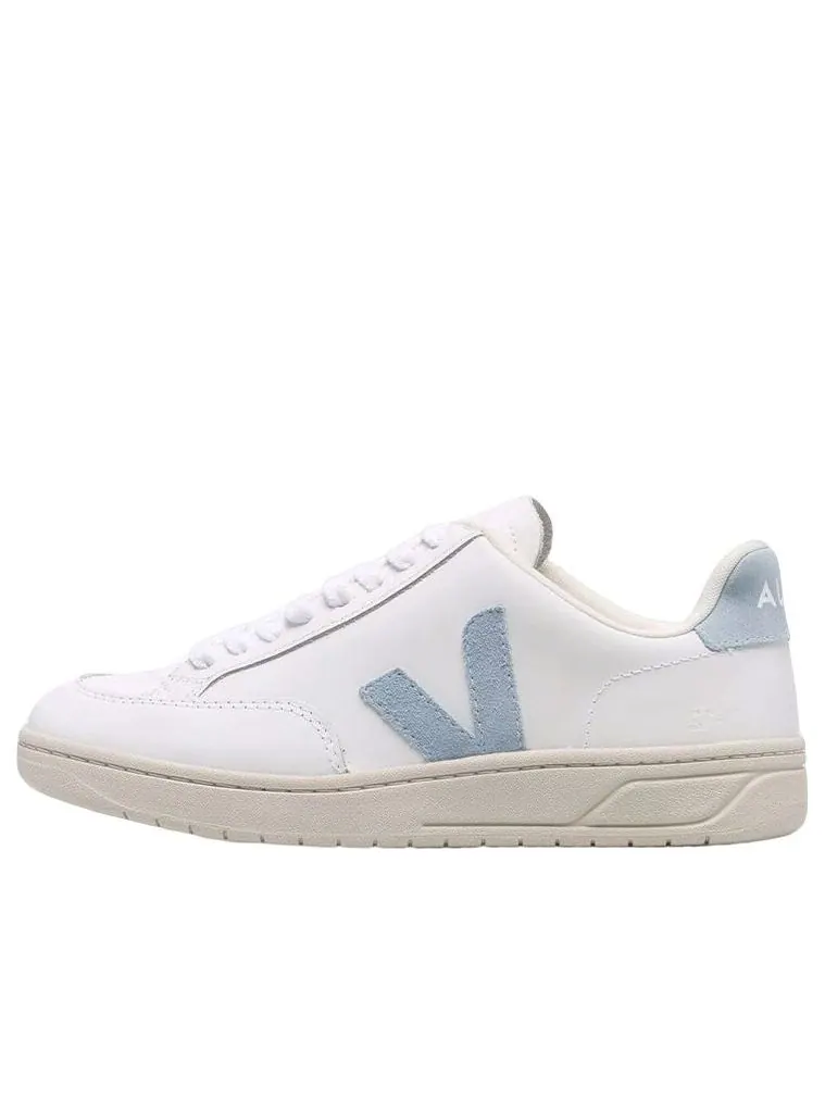 Veja V-12 Leather 'Extra White Steel' — изображение 1 из 4, белый/синий