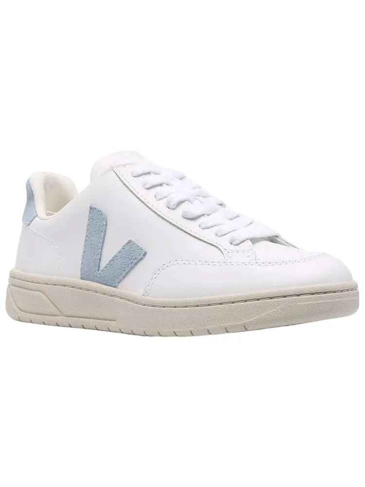 Кроссовки Veja V-12 Leather 'Extra White Steel' — изображение 2 из 4, белый