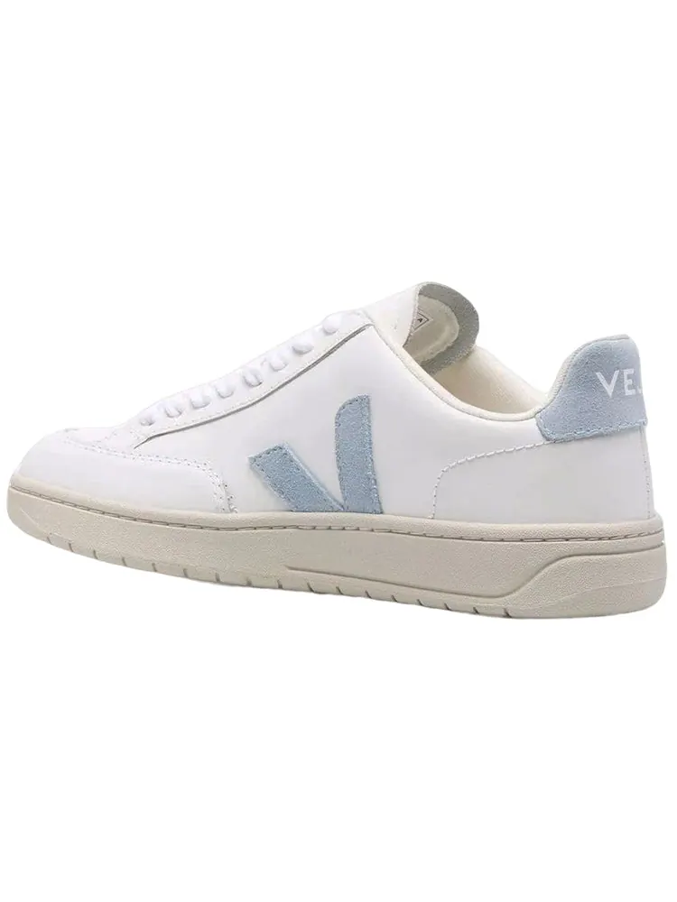 Кроссовки Veja V-12 Leather 'Extra White Steel' — изображение 3 из 4, белый