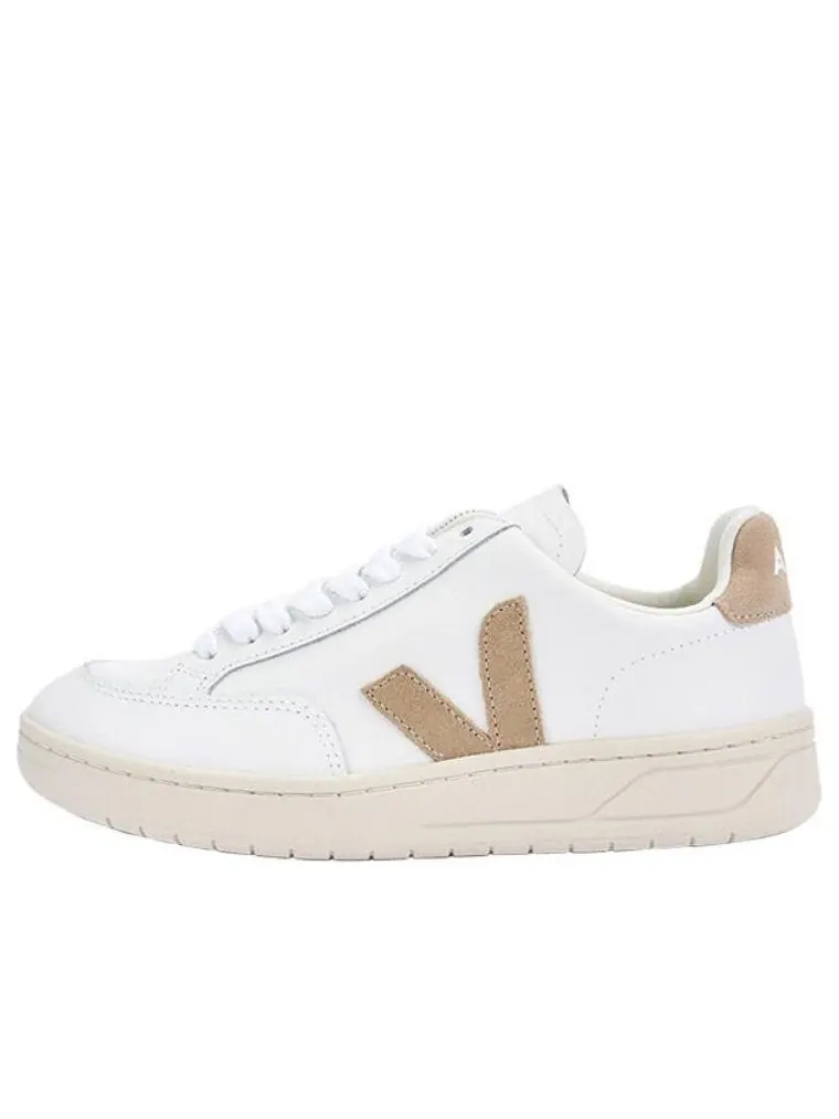 Кроссовки Veja V-12 Leather 'Extra White Dune' — изображение 1 из 5, белый