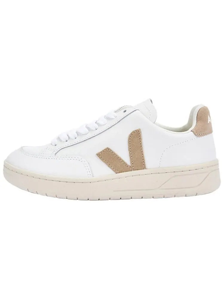 Кроссовки Veja V-12 Leather 'Extra White Dune' — изображение 2 из 5, белый