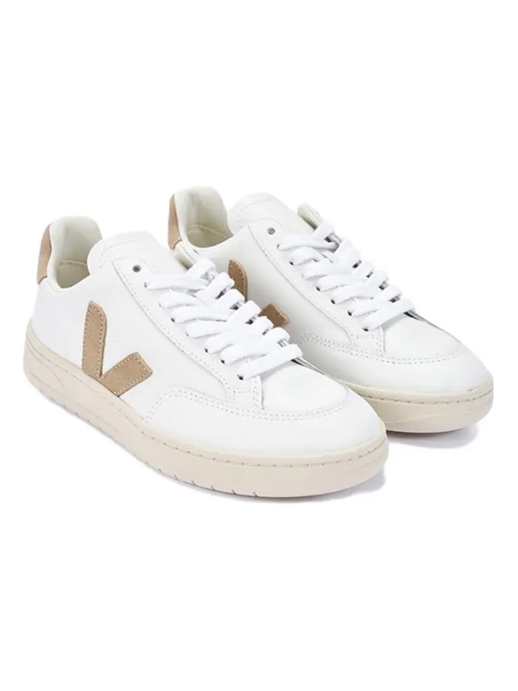 Кроссовки Veja V-12 Leather 'Extra White Dune' — изображение 3 из 5, белый