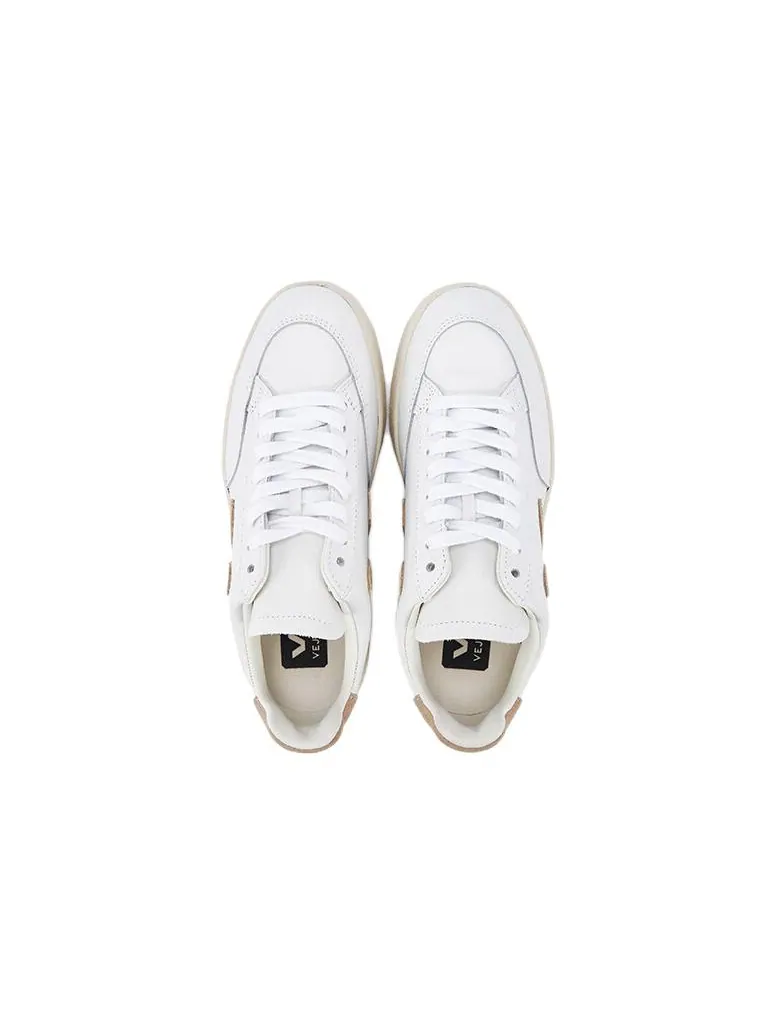 Кроссовки Veja V-12 Leather 'Extra White Dune' — изображение 5 из 5, белый