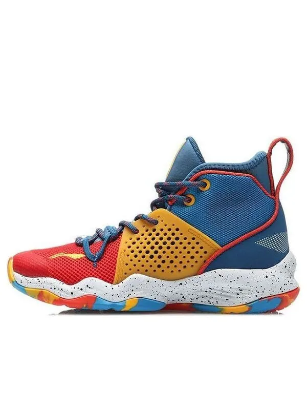 Кроссовки sonic 8 высокие Li-Ning — изображение 1 из 4, синий/красный/желтый
