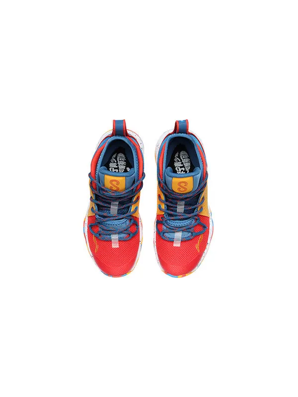 Кроссовки sonic 8 высокие Li-Ning — изображение 4 из 4, синий/красный/желтый