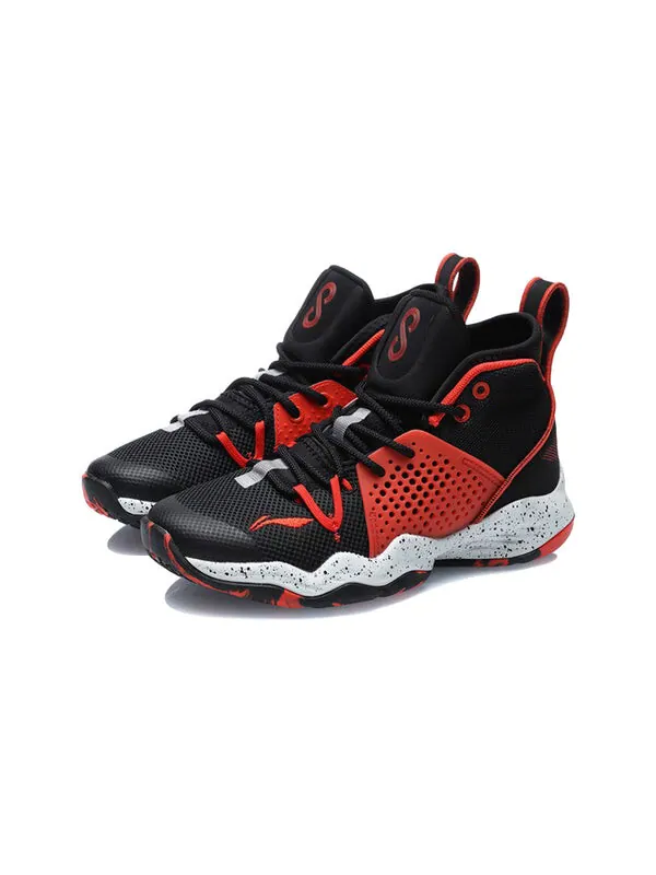 Кроссовки соник 8 Li-Ning — изображение 3 из 4, черный/красный