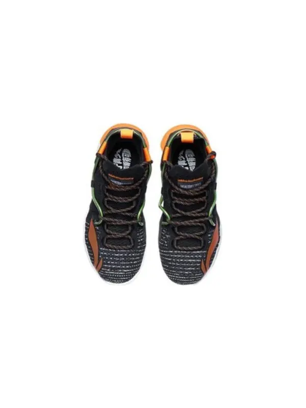 Кроссовки speed 6 премиум Li-Ning — изображение 4 из 4, черный/оранжевый/зеленый