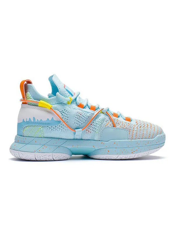 Кроссовки speed 6 премиум Li-Ning — изображение 2 из 4, синий/желтый/красный