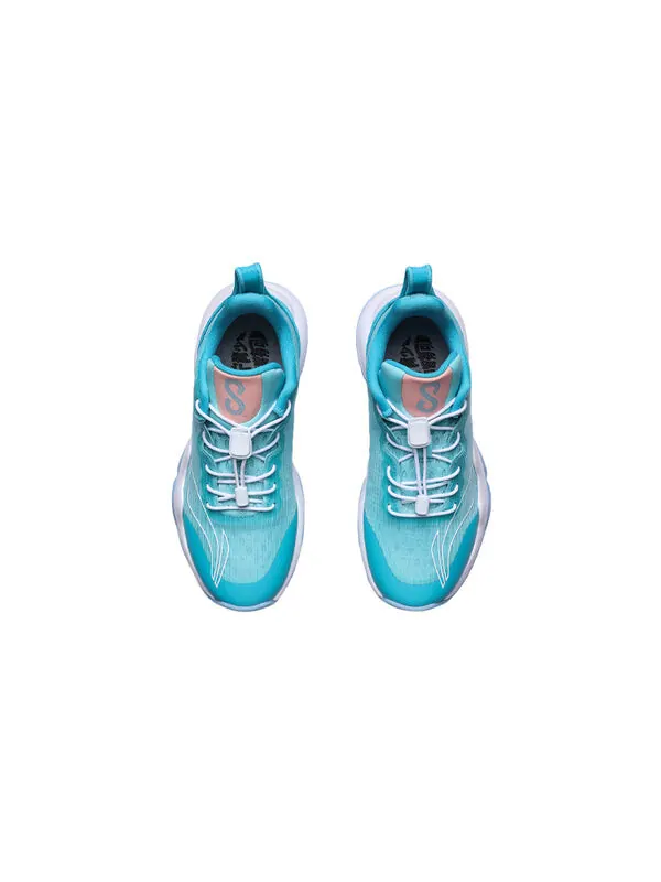 Кроссовки sonic 8 низкие Li-Ning — изображение 4 из 4, синий/зеленый