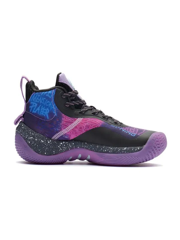 Команда пионеров кроссовок Li-Ning — изображение 2 из 4, черный/фиолетовый/синий