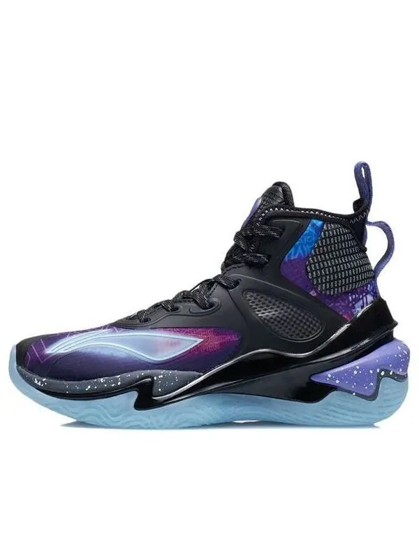 Кроссовки пионер премиум Li-Ning — изображение 1 из 4, черный/синий/фиолетовый