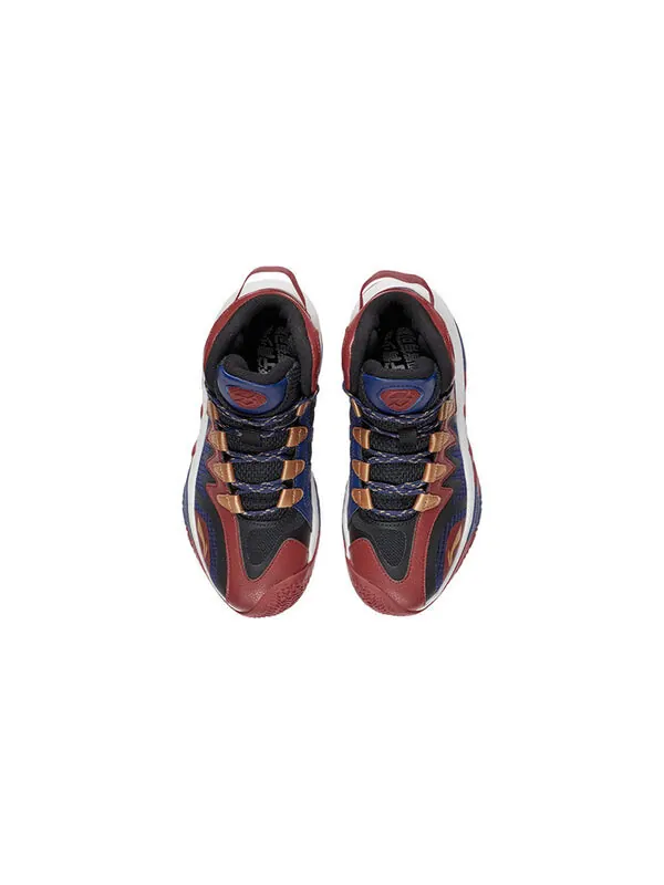 Кроссовки pioneer premium 2.0 high 'gold black' Li-Ning — изображение 4 из 4, красный/синий