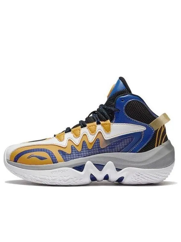 Кроссовки team 2.0 mid Li-Ning — изображение 1 из 4, синий/желтый