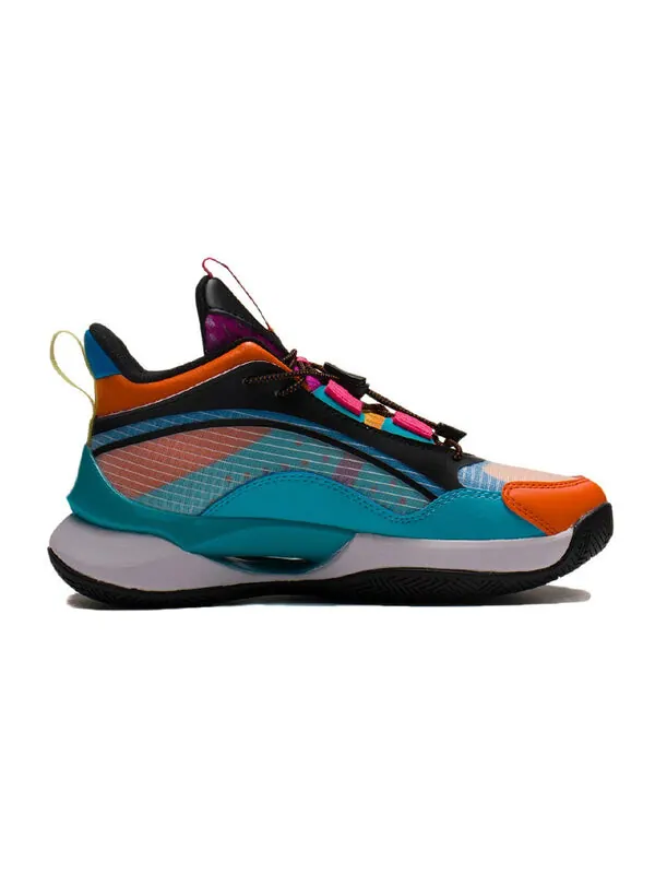 Кроссовки пионерская команда 2.0 Li-Ning — изображение 2 из 4, черный/синий/оранжевый
