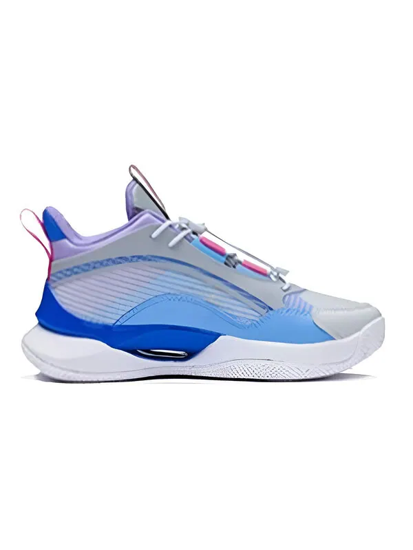Кроссовки team2.0 mid Li-Ning — изображение 2 из 4, серый/фиолетовый/синий