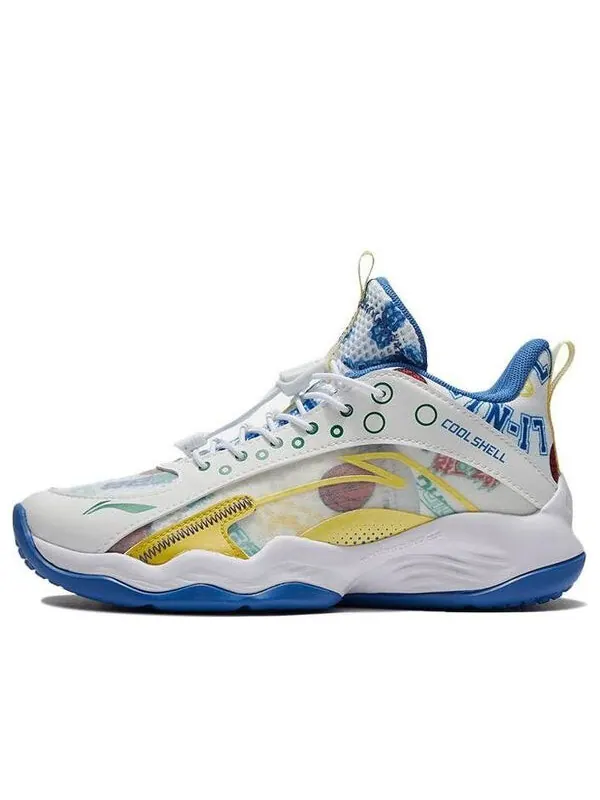 Кроссовки основные 2.5 Li-Ning — изображение 1 из 4, белый/синий/желтый
