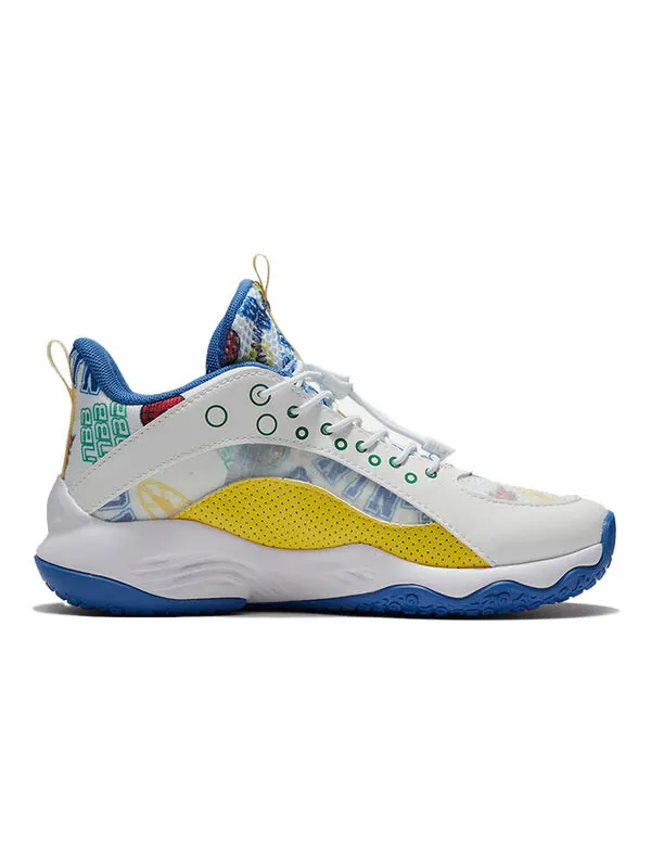 Кроссовки основные 2.5 Li-Ning — изображение 2 из 4, белый/синий/желтый