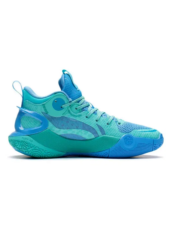 Кроссовки sonic 10 v1 mid Li-Ning — изображение 2 из 4, зеленый/синий