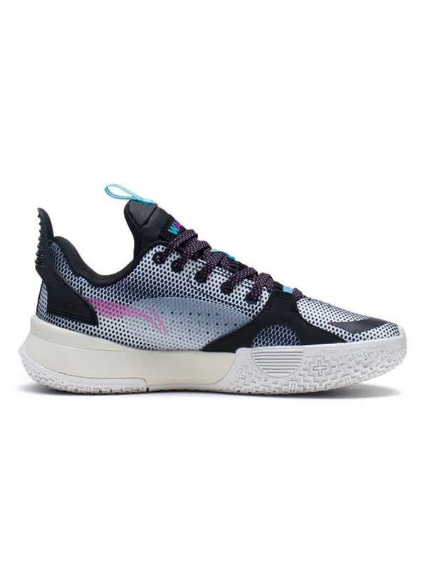 Кроссовки wade all city 10 v1 Li-Ning — изображение 2 из 4, белый/черный/розовый