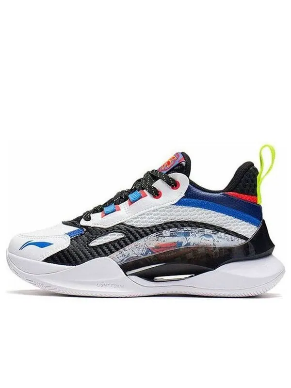Кроссовки команда 2.5 Li-Ning — изображение 1 из 4, белый/черный/синий
