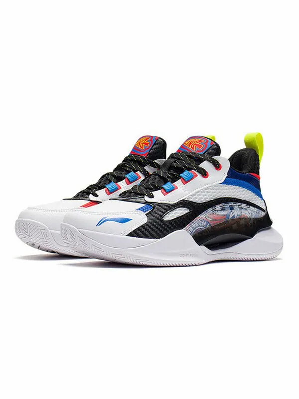 Кроссовки команда 2.5 Li-Ning — изображение 3 из 4, белый/черный/синий