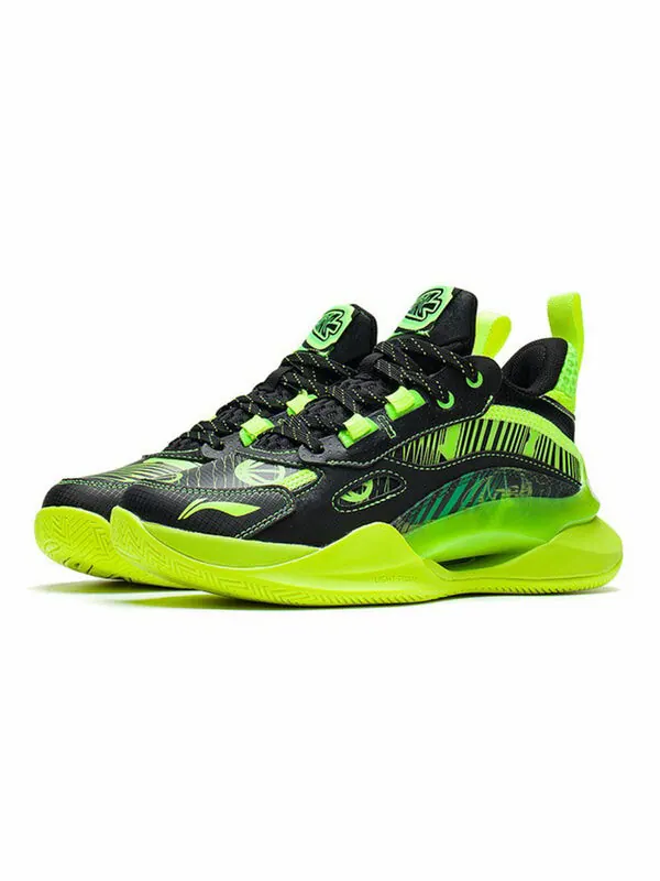 Кроссовки команда 2.5 Li-Ning — изображение 3 из 4, черный/зеленый