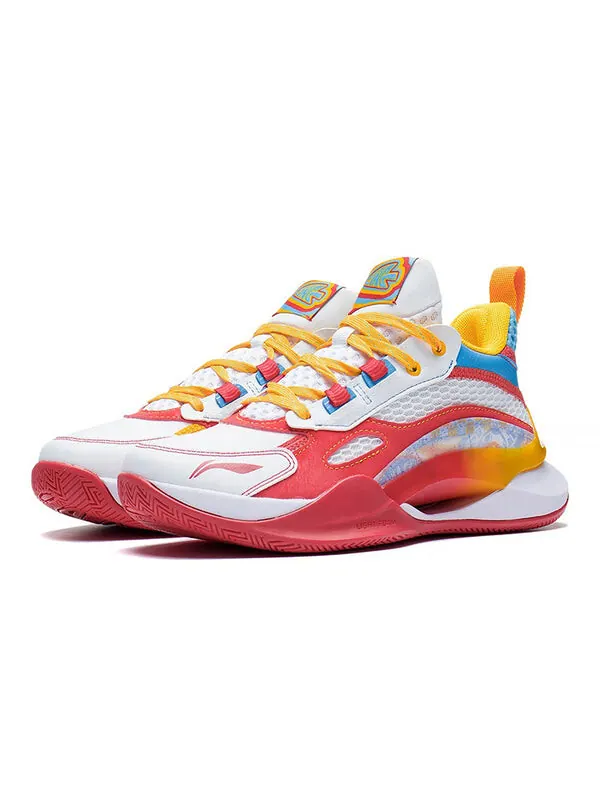 Кроссовки команда 2.5 Li-Ning — изображение 3 из 4, белый/желтый/красный