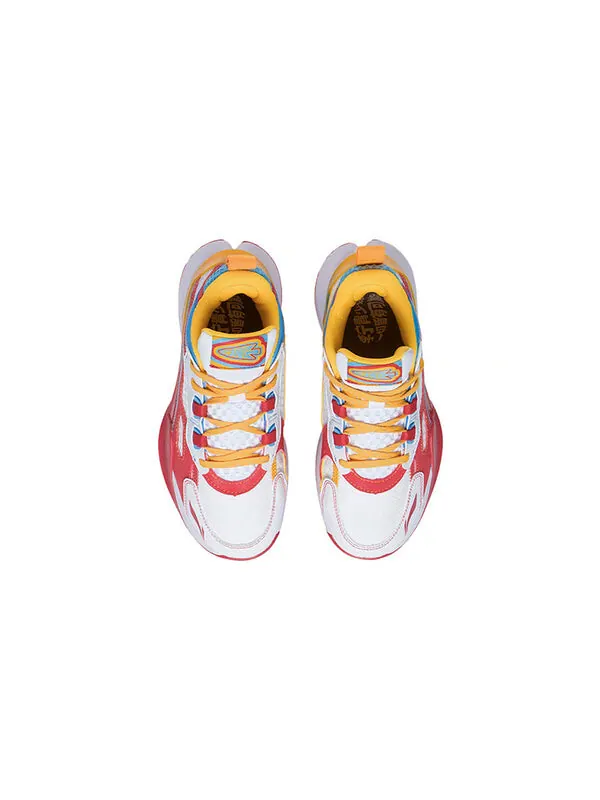 Кроссовки команда 2.5 Li-Ning — изображение 4 из 4, белый/желтый/красный