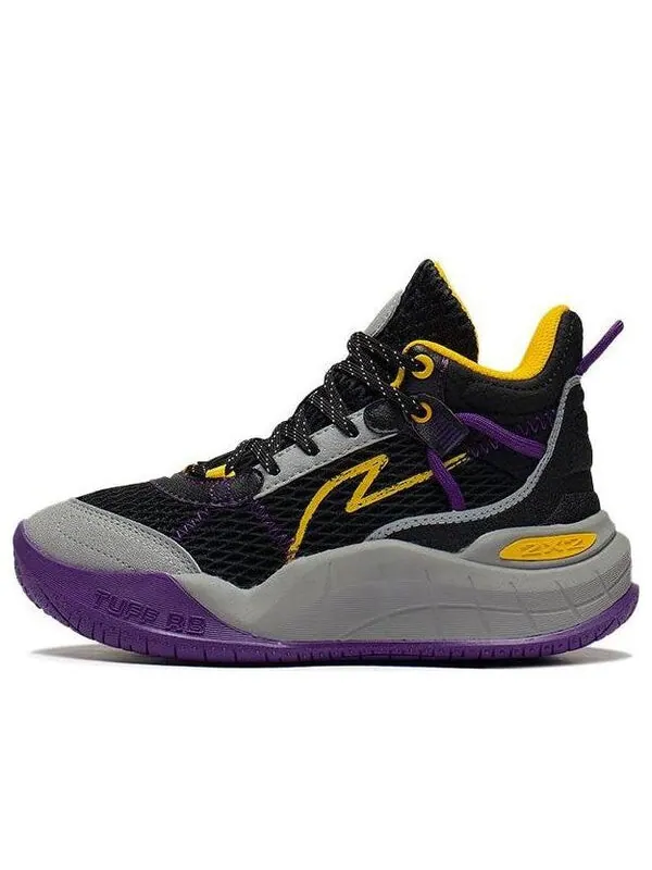 Кроссовки lei rim mid Li-Ning — изображение 1 из 3, черный/желтый/фиолетовый