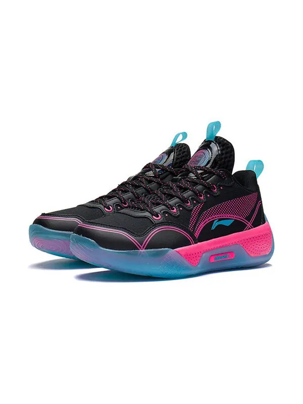 Кроссовки yushuai 14 низкие Li-Ning — изображение 3 из 4, черный/розовый/синий