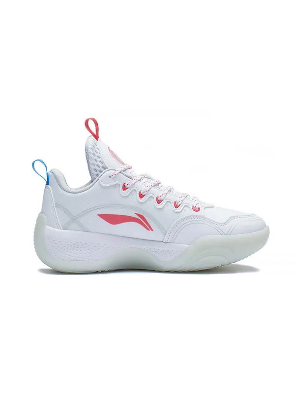 Кроссовки yushuai 13 низкие Li-Ning — изображение 2 из 4, белый/красный