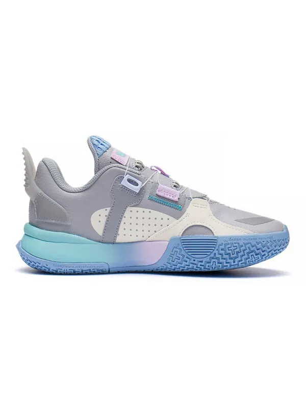 Кроссовки wade all city 10 v2 Li-Ning — изображение 2 из 4, серый/белый