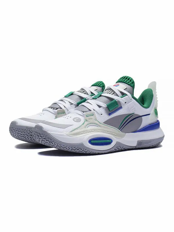 Кроссовки wade all city 10 v1 Li-Ning — изображение 3 из 4, белый/зеленый