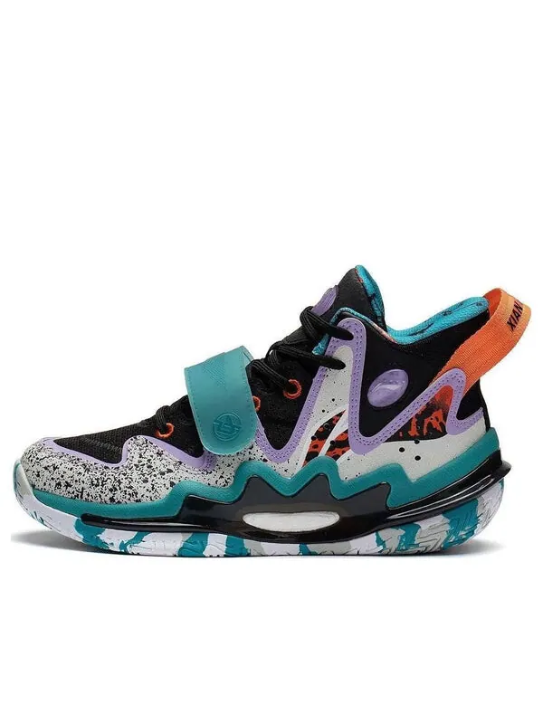 Кроссовки премиум 3 Li-Ning — изображение 1 из 4, серый/зеленый/синий
