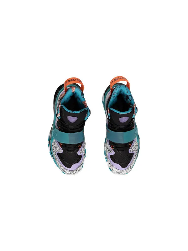 Кроссовки премиум 3 Li-Ning — изображение 4 из 4, серый/зеленый/синий