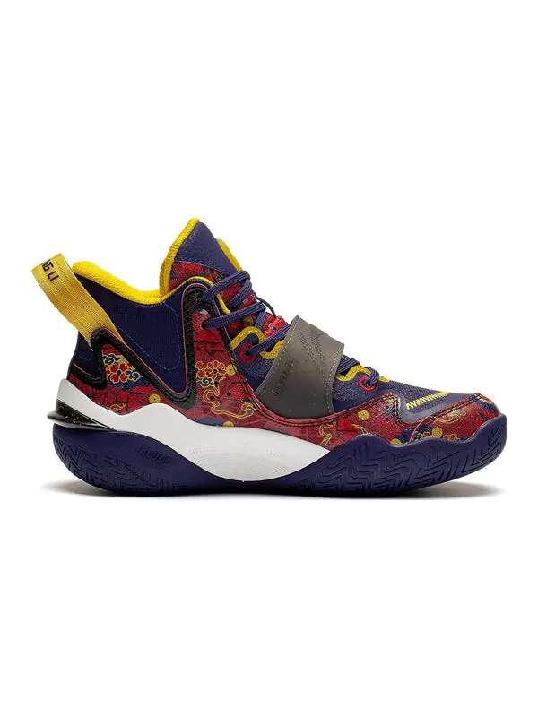 Кроссовки премиум 3 Li-Ning — изображение 2 из 4, черный/красный/желтый