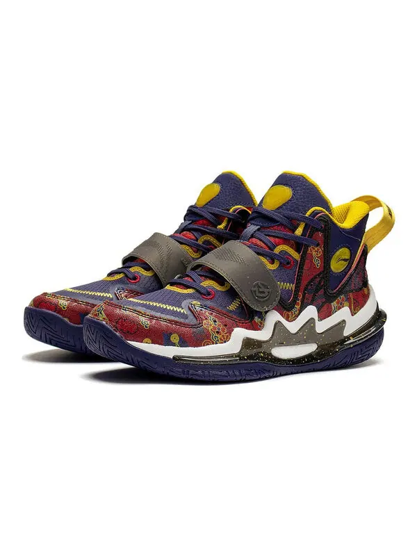 Кроссовки премиум 3 Li-Ning — изображение 3 из 4, черный/красный/желтый