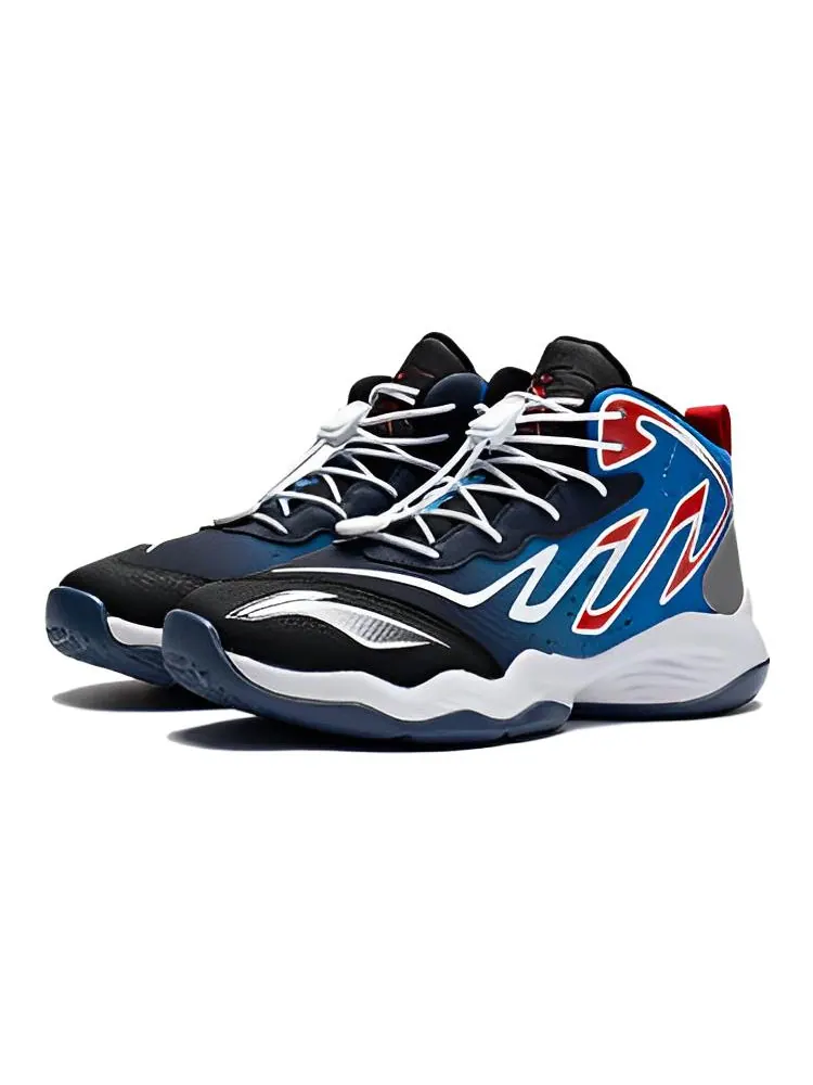 Кроссовки (GS) Li-Ning Mantis Boxing 1.5 'Blue Black Red' — изображение 3 из 4, черный